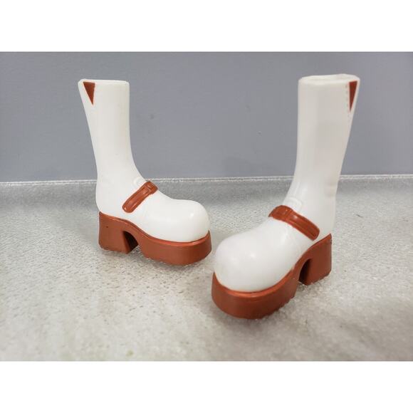 First 1st Edition Cloe Bratz Girlz Doll Shoes Boots Heels tall blue y2k platform - Picture 2 of 5